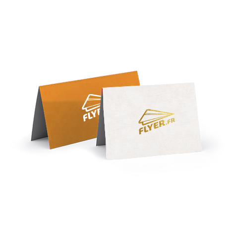 Cartes de vœux et d’invitations avec des matériaux premiums