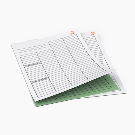 Papier autocopiant mobiles, 2 feuillets